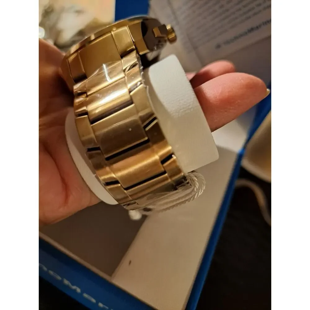 TechnoMarine Ocean Quantum Men's Watch 44mm Gold Steel INVICTA
